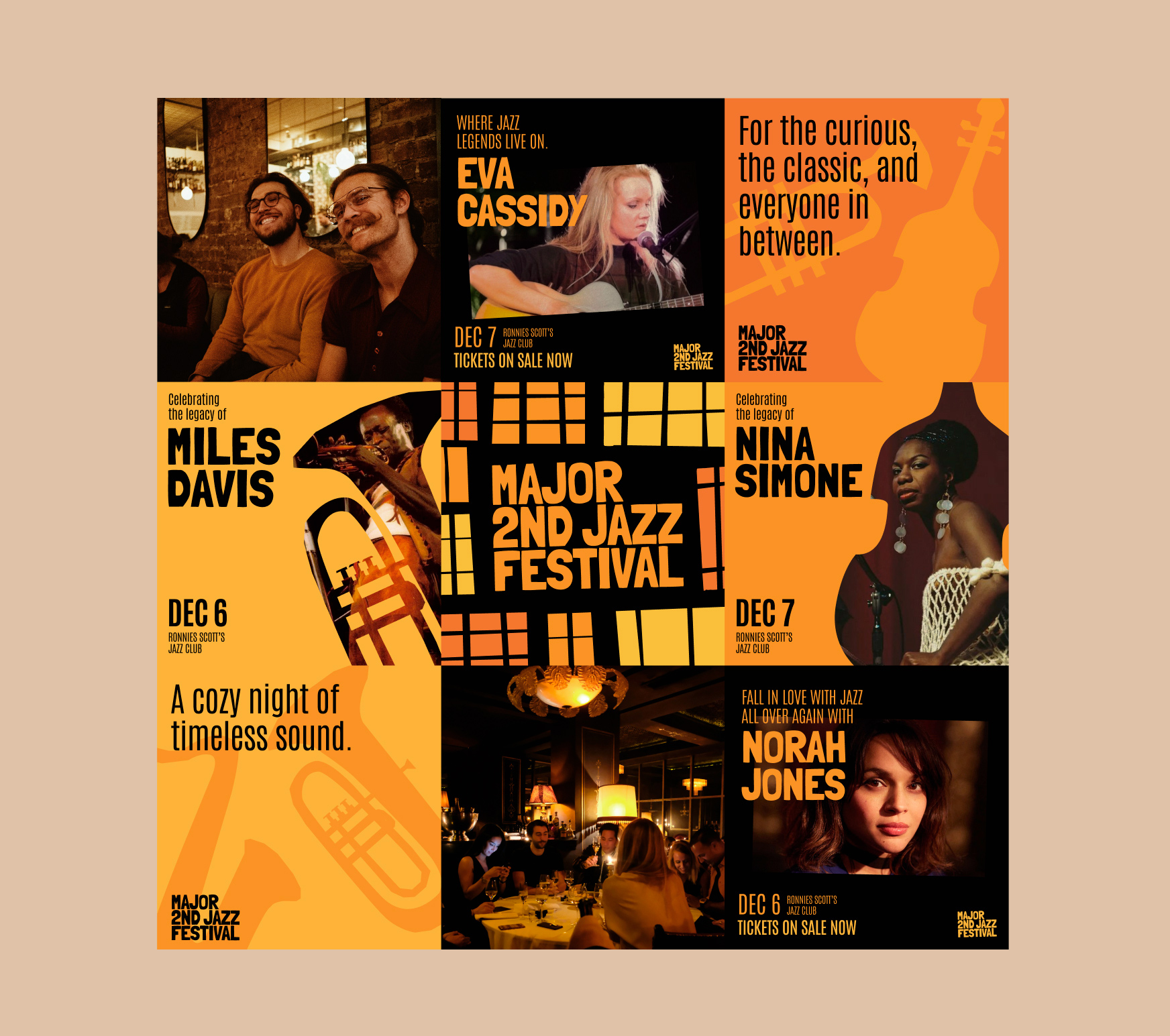 Major 2nd social media grid